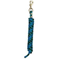 Weaver Leather Poly Lead Rope with Solid Brass 225 Snap - Multiple Colours - Irvine Tack &amp; Western Wear