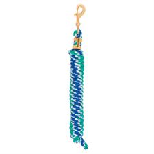 Weaver Leather Poly Lead Rope with Solid Brass 225 Snap - Multiple Colours - Irvine Tack &amp; Western Wear