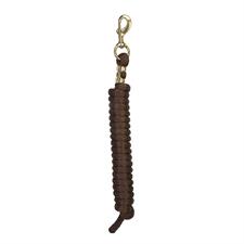Weaver Leather Poly Lead Rope with Solid Brass 225 Snap - Multiple Colours - Irvine Tack &amp; Western Wear