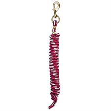 Weaver Leather Poly Lead Rope with Solid Brass 225 Snap - Multiple Colours - Irvine Tack &amp; Western Wear