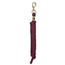Weaver Leather Poly Lead Rope with Solid Brass 225 Snap - Multiple Colours - Irvine Tack &amp; Western Wear