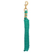 Weaver Leather Poly Lead Rope with Solid Brass 225 Snap - Multiple Colours - Irvine Tack &amp; Western Wear