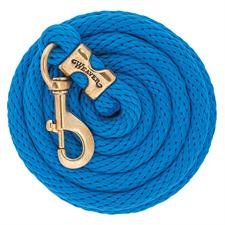 Weaver Leather Poly Lead Rope with Solid Brass 225 Snap - Multiple Colours - Irvine Tack &amp; Western Wear