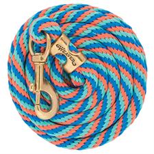 Weaver Leather Poly Lead Rope with Solid Brass 225 Snap - Multiple Colours - Irvine Tack & Western Wear