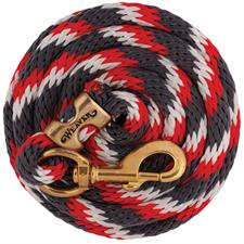 Weaver Leather Poly Lead Rope with Solid Brass 225 Snap - Multiple Colours - Irvine Tack &amp; Western Wear