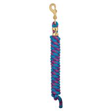 Weaver Leather Poly Lead Rope with Solid Brass 225 Snap - Multiple Colours - Irvine Tack & Western Wear