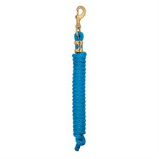 Weaver Leather Poly Lead Rope with Solid Brass 225 Snap - Multiple Colours - Irvine Tack & Western Wear