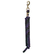 Weaver Leather Poly Lead Rope with Solid Brass 225 Snap - Multiple Colours - Irvine Tack &amp; Western Wear