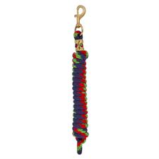 Weaver Leather Poly Lead Rope with Solid Brass 225 Snap - Multiple Colours - Irvine Tack &amp; Western Wear