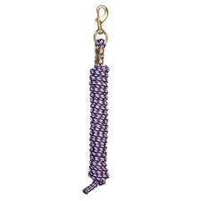 Weaver Leather Poly Lead Rope with Solid Brass 225 Snap - Multiple Colours - Irvine Tack &amp; Western Wear