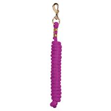 Weaver Leather Poly Lead Rope with Solid Brass 225 Snap - Multiple Colours - Irvine Tack &amp; Western Wear