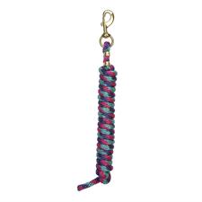 Weaver Leather Poly Lead Rope with Solid Brass 225 Snap - Multiple Colours - Irvine Tack &amp; Western Wear