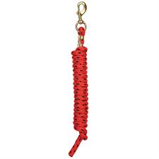 Weaver Leather Poly Lead Rope with Solid Brass 225 Snap - Multiple Colours - Irvine Tack &amp; Western Wear