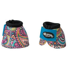 Weaver Leather Ballistic No-Turn Bell Boots Medium - Irvine Tack &amp; Western Wear