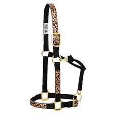 Weaver Leather Nylon Adjustable Chin and Throat Snap Horse Halter - Average - Irvine Tack &amp; Western Wear