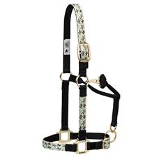 Weaver Leather Nylon Adjustable Chin and Throat Snap Horse Halter-1" - Irvine Tack & Western Wear