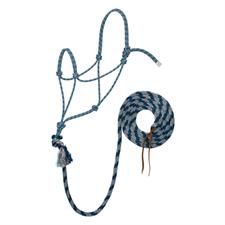 Weaver Leather Silvertip No. 95 Rope Halter with 12' Lead