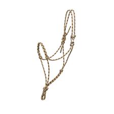 Weaver Leather Silvertip No. 95 Rope Halter, Gemiddeld, Grijs/Koningsblauw/Navy/Turkoois Weaver Leather Silvertip No. 95 Rope Halter, Gemiddeld, Grijs/Koningsblauw/Navy/Turkoois