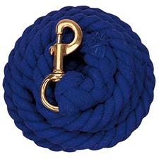 Intrepid Cotton Lead Rope with Snap - Blue