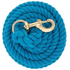 Weaver Leather Solid Colour Cotton Lead Rope with Solid Brass 225 Snap