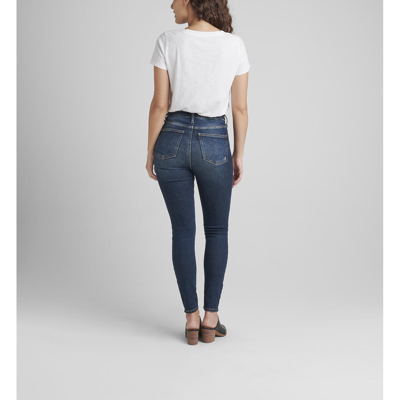 Silver Womens Infinite Fit High Rise Skinny Jeans