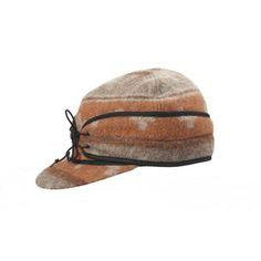 Crown Cap Wool Blend Railroad Hat - Navajo Print