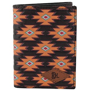 Red Dirt Trifold Wallet - Southwest Pattern