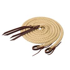 Weaver Silvertip® Hollow Braid Split Rein 5/8" x 8' - Assorted Colours