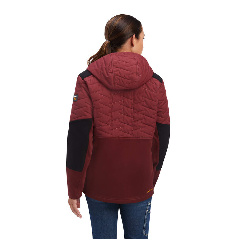 Ariat Womens Rebar Cloud 9 Insulated Jacket - Port
