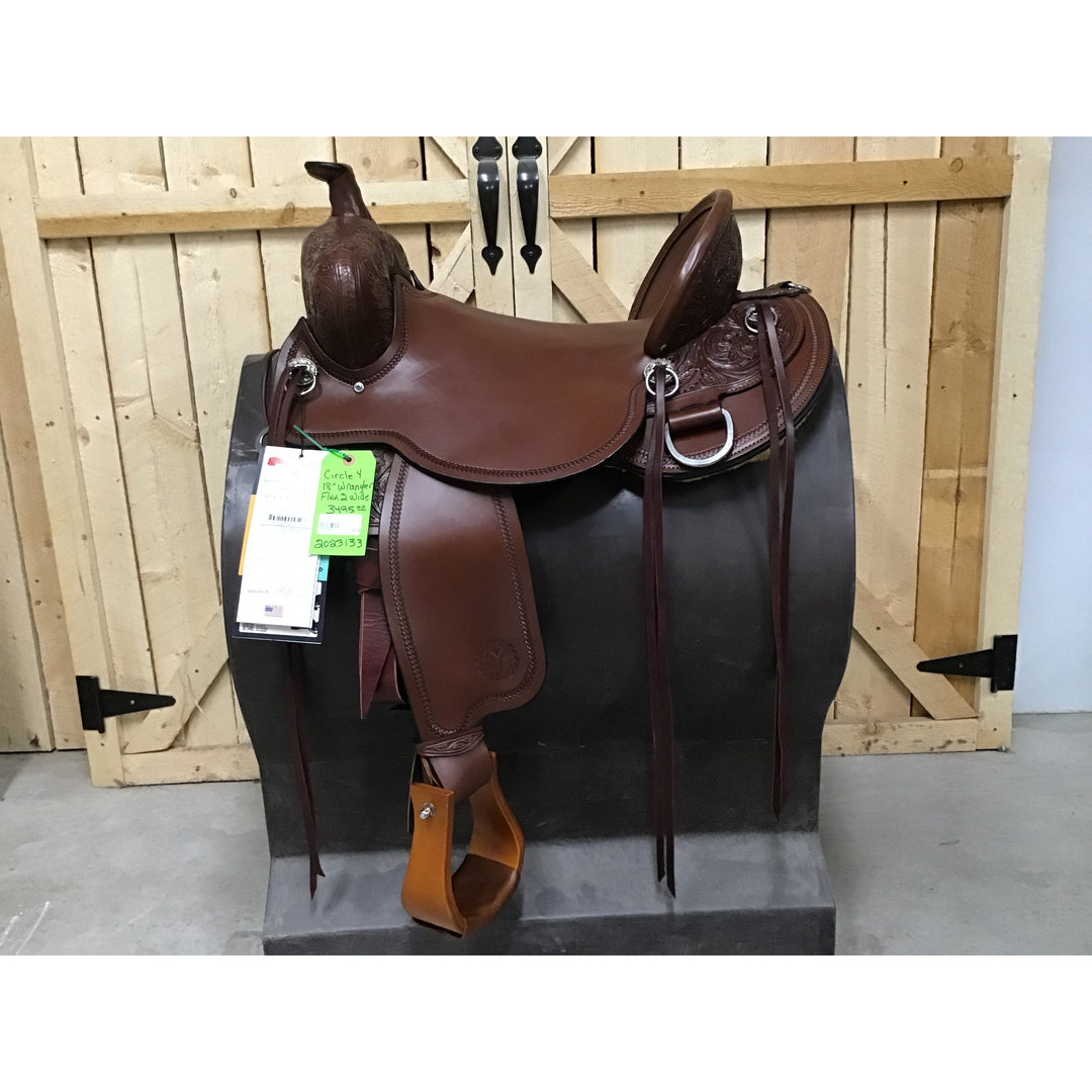 Circle Y 18" Wrangler Flex 2 Trail Saddle