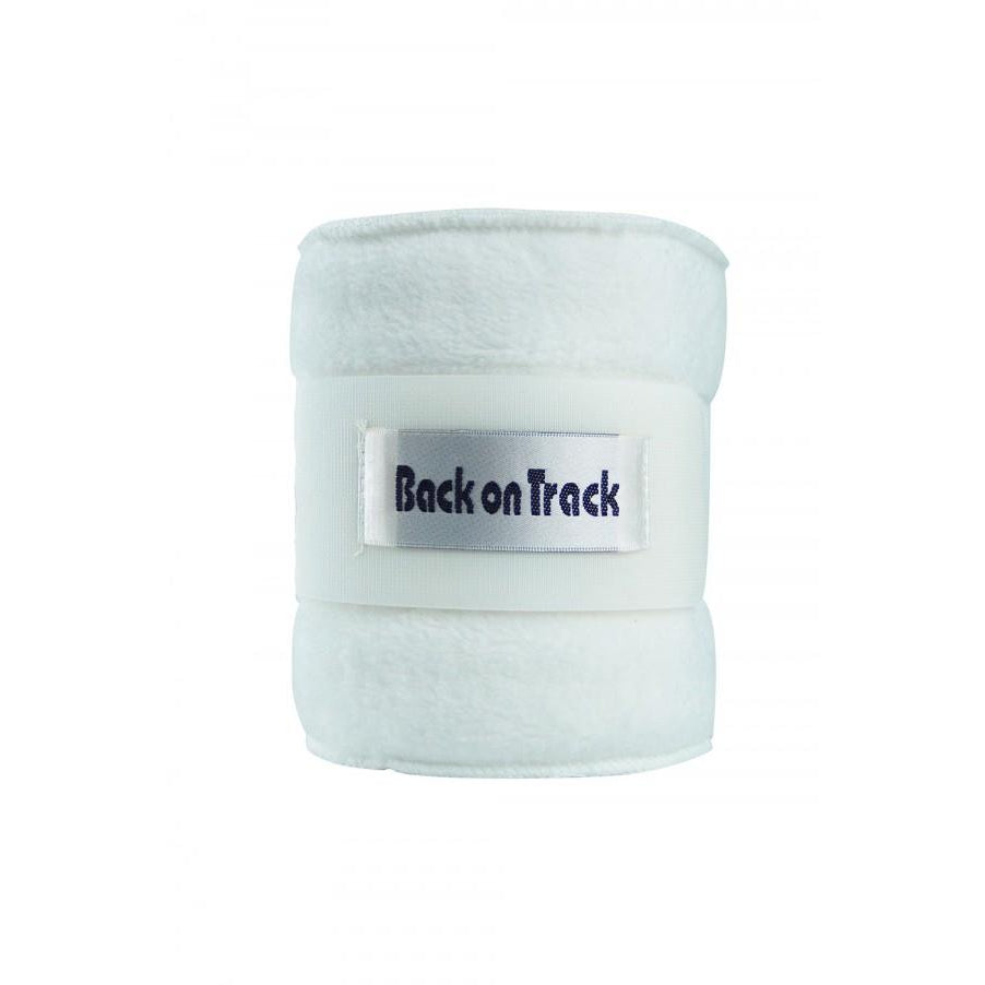 Fleece Bandage, Polo Wraps (Pair) White 280cm