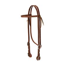Weaver Leather Protack 5/8" BKL  Browband Headstall SS