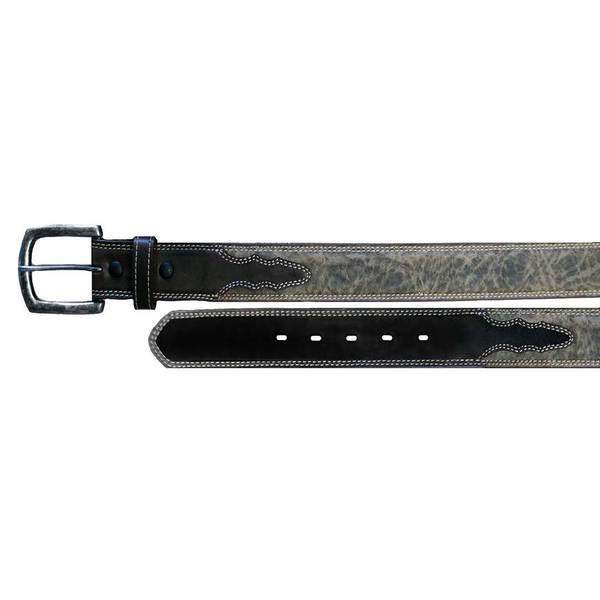 Twisted X Belt - Grey Elephant Stamp w/Black Billet - Irvine Tack & Western Wear