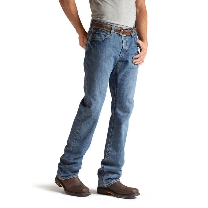 Ariat Mens FR M4 Relaxed Bootcut Jeans - Flint - Irvine Tack & Western Wear