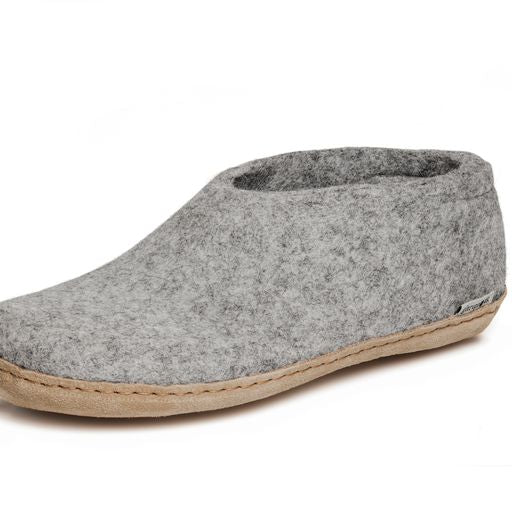 Glerups Leather Sole Shoes - Grey