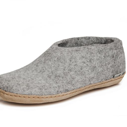 Glerups Leather Sole Shoes - Grey - Irvine Tack & Western Wear