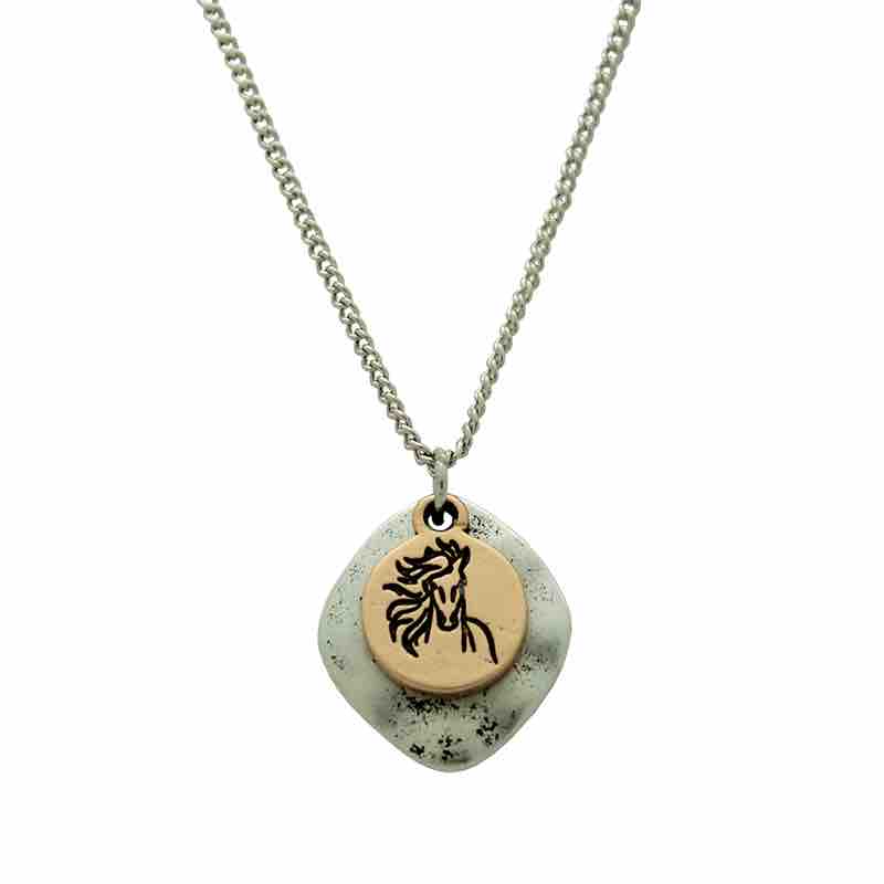 KC Gifts Horse Necklace
