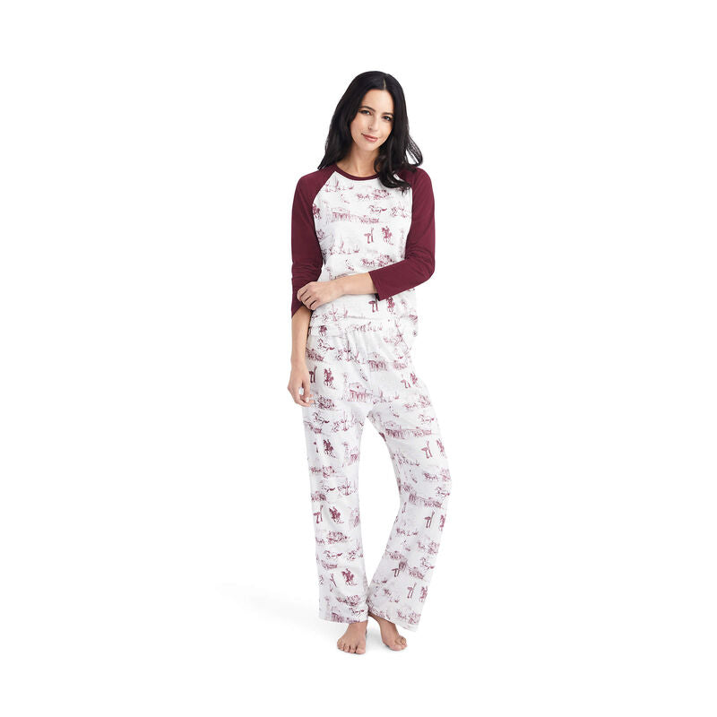 Ariat Women's Pajama Set Western Toile
