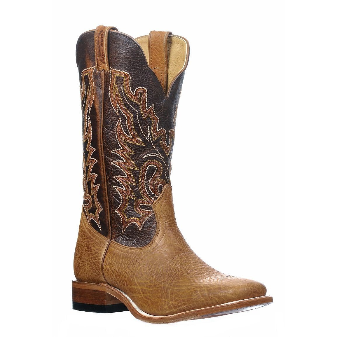Boulet Men's Wide Square Toe Western Boots - Shoulder Old Town/Damiana Moka