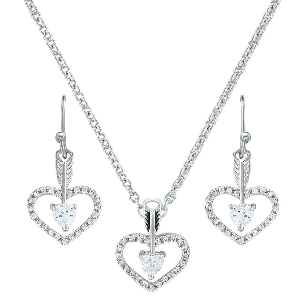 Montana Silversmiths Straight to the Heart Arrow Jewelry Set