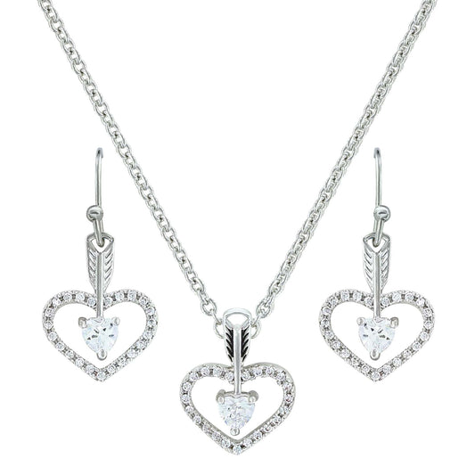 Montana Silversmiths Straight to the Heart Arrow Jewelry Set