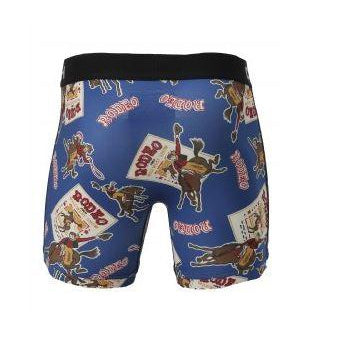 Cinch Mens 6" Rodeo Boxer Brief  Royal