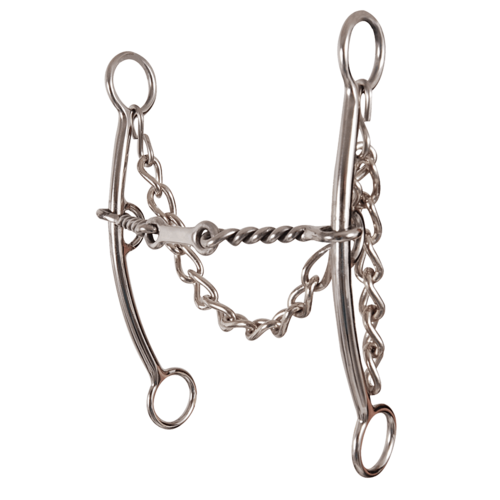 Classic Equine Carol Goostree Twisted Wire Dogbone Short Shank Pickup Bit