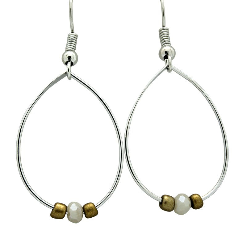 KC Earrings Silver