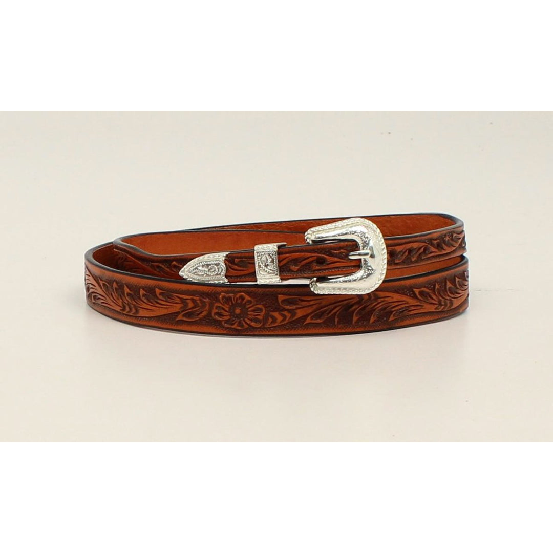 M&amp;F Hand Tooled Genuine Leather Hat Band