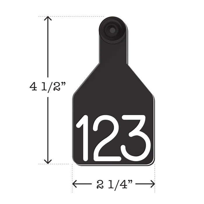 Ritchey Universal Medium Ear Tag  Black/White