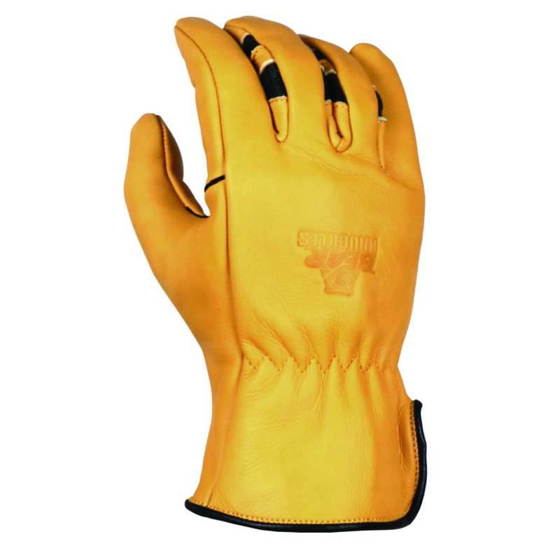 Bear Knuckles Double Wedge Thin Fleece Lined Water Resistant Cowhide Driver Glove - Winter