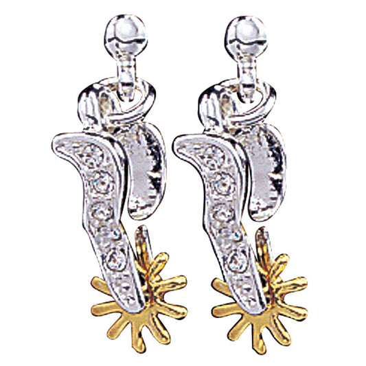 **Montana Silversmiths Sparkling Spurs Drop Earrings