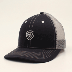Ariat Men's Shield Logo Snapback Cap - Black