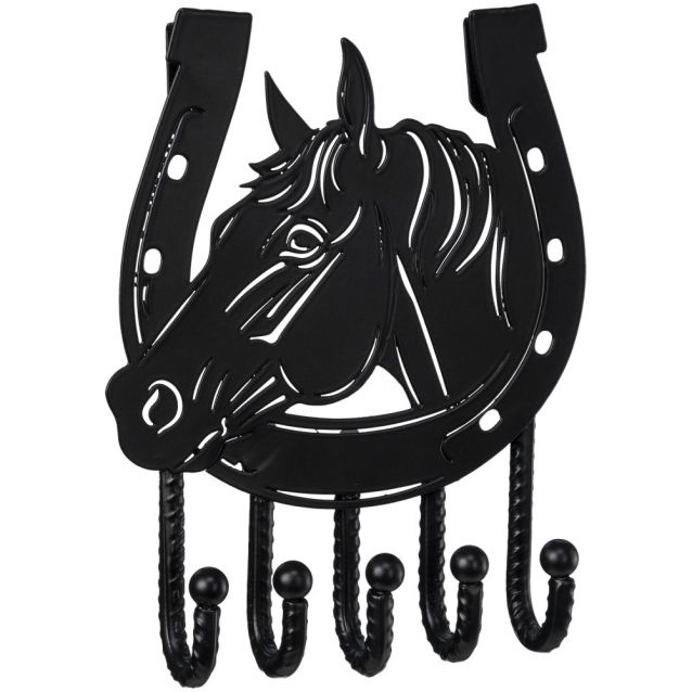Tough 1 Horse/Horseshoe 5 Hook Key Rack
